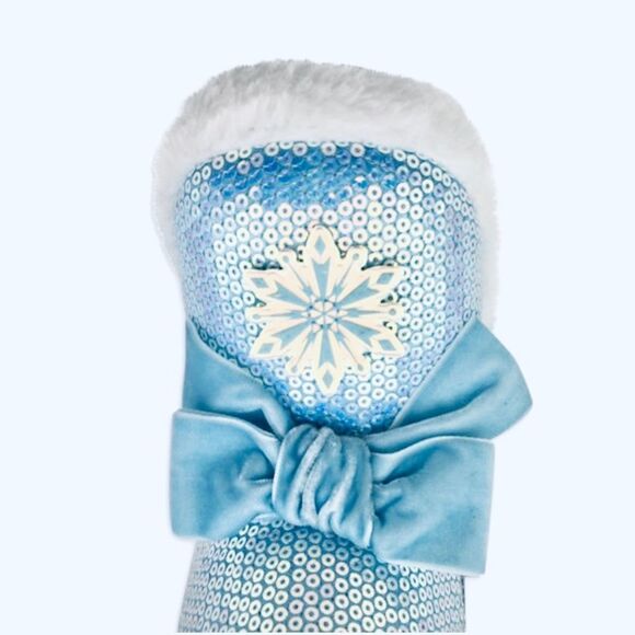 NWT Disney Sz 9-10 Toddler Girl’s Frozen Anna & Elsa Cute Cozy Fur Booties Boots - Picture 5 of 8